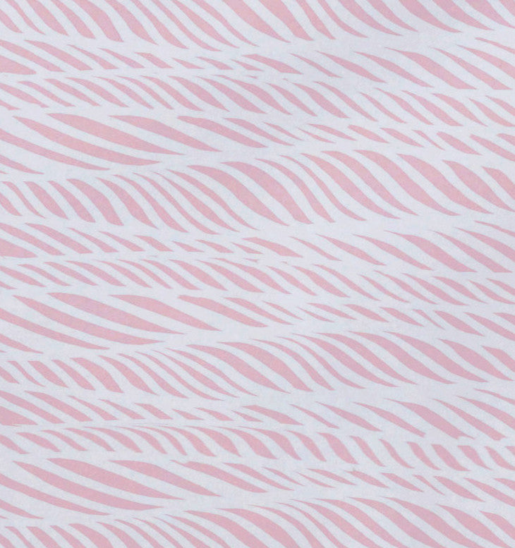 Rolling Waves, Geometric Print Placemat, Set of 4, Pink