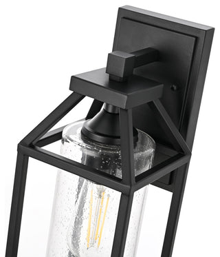 Home Living 14" Outdoor Wall sconce, Black