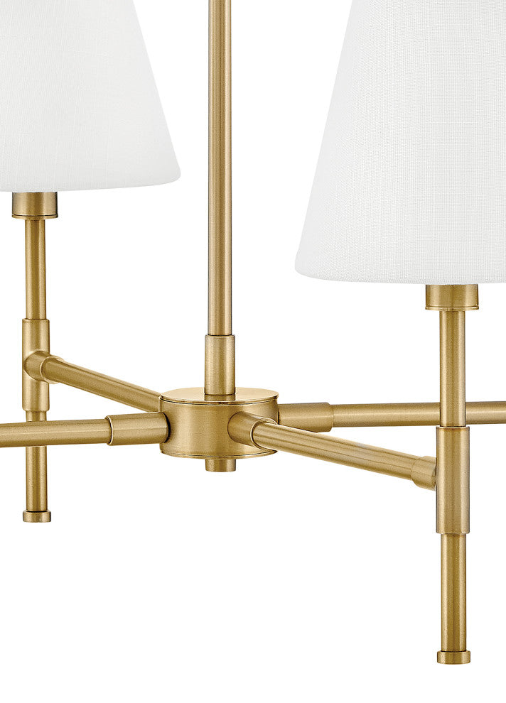 Lark Beale Medium Single Tier, Lacquered Brass