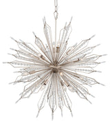 Varaluz 311P16 Orbital 16 Light 36"W Crystal Sputnik Chandelier - Gold Dust