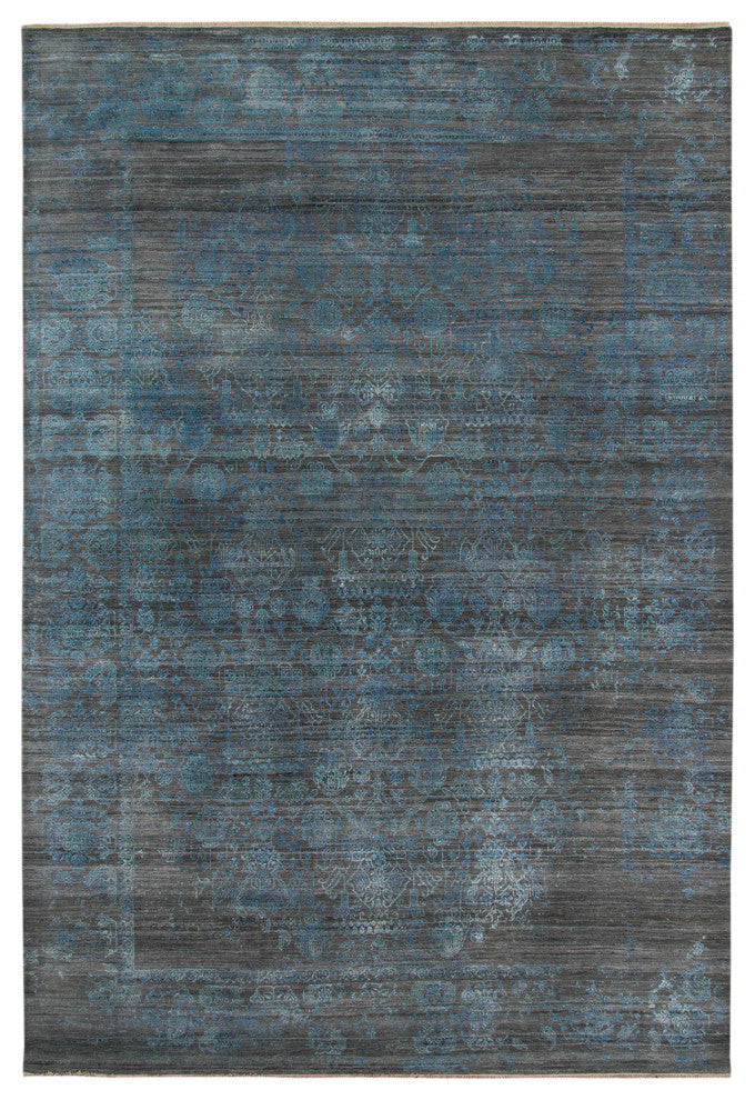 Pearl Area Rug, Blue, 8' x 10', Persian