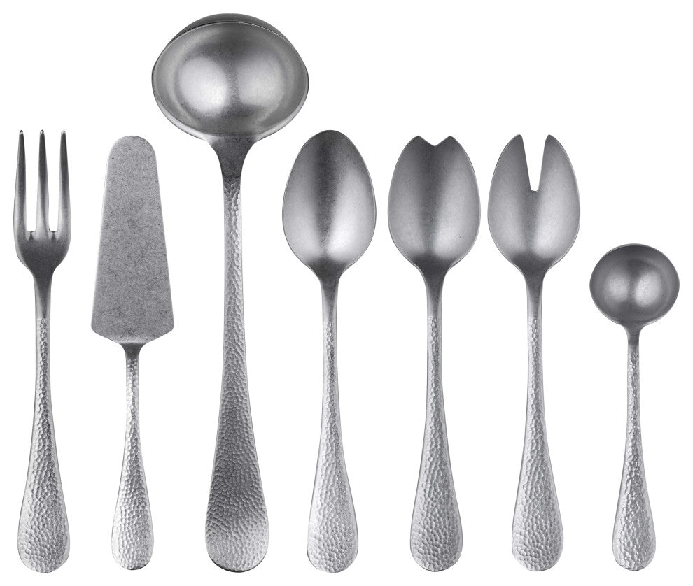 Epoque Serving Set, Pewter, 7 Pcs.