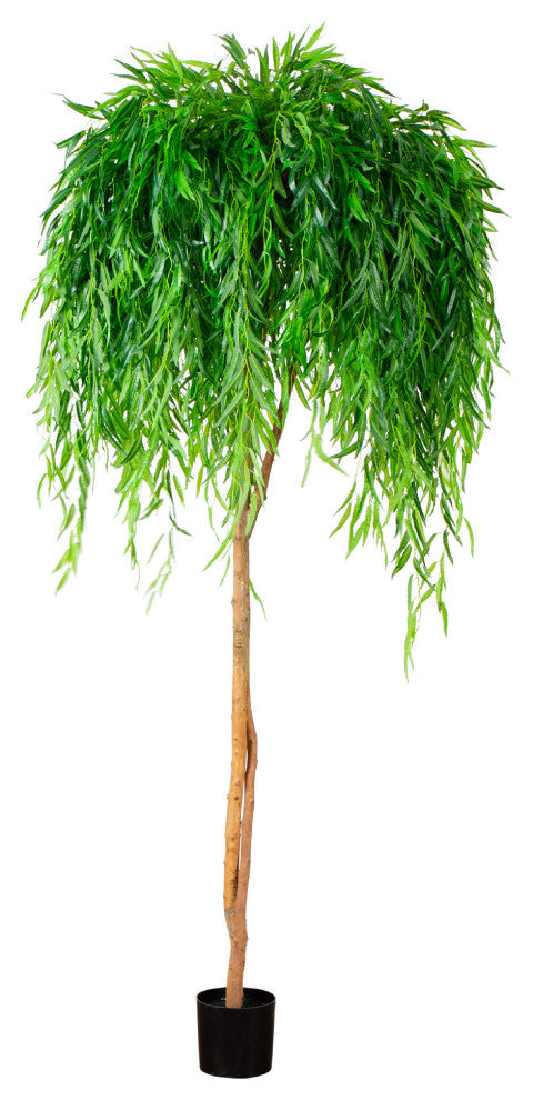 8ft. Willow Artificial Tree, Real Touch