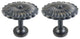Urbanest Set of 2 Large Sierra Drapery Medallion Holdback, Burnt Gold