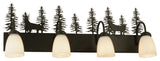 33W Deer through the Trees 4 LT Vanity Light