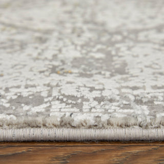 Weave & Wander Lindstra Gradient Watercolor Rug, Light Gray/Ivory, 2'2"x3'2"