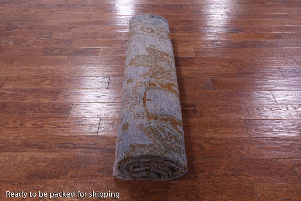 8' 10" X 11' 8" Overdyed Full Pile Hand-Knotted Wool Rug - WR1422