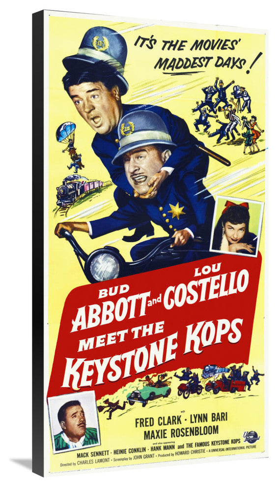 "Abbott & Costello - Keystone Kops" Canvas by Hollywood Photo Archive, 19x36"