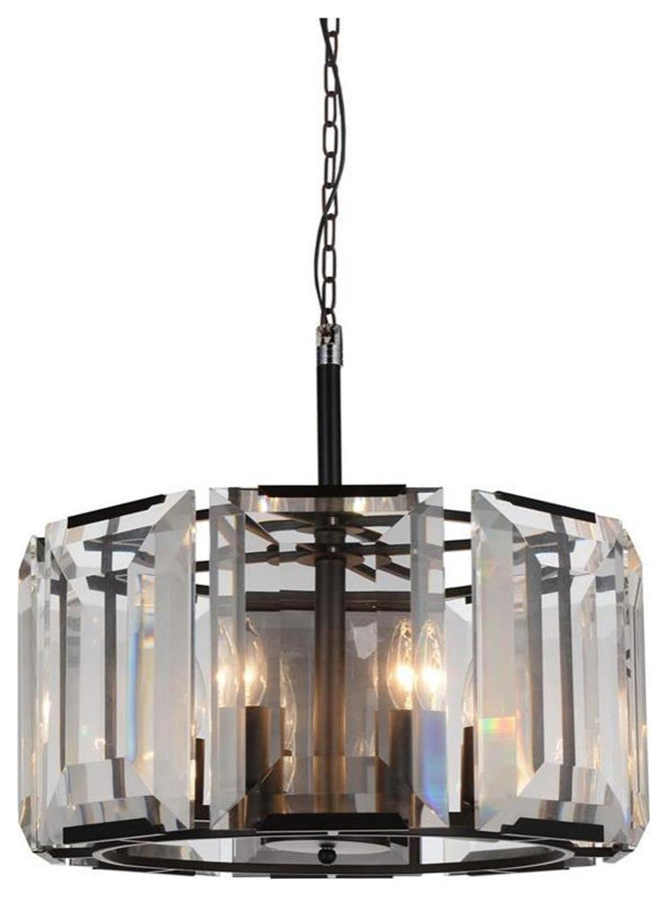 CWI LIGHTING 9860P19-8-101 8 Light Chandelier with Black finish