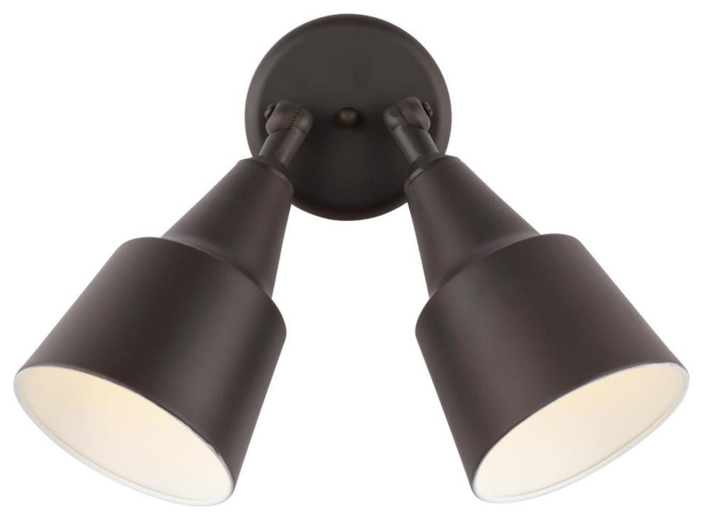 Generation Lighting 8560702 Flood Light 2 Light 13" Tall Outdoor - Antique