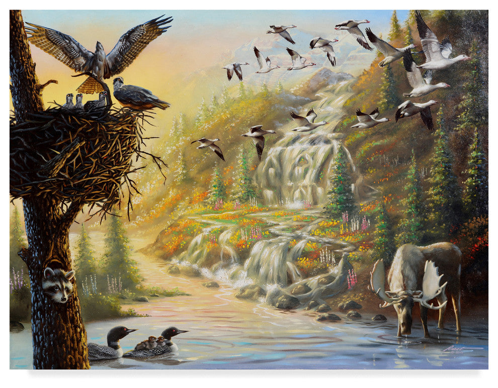 "No Place Like Home" by D. Rusty Rust, Canvas Art