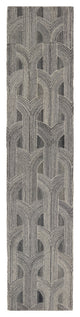 Verde Home by Jaipur Living Manhattan Handmade Gray Rug, 2'6"x12'