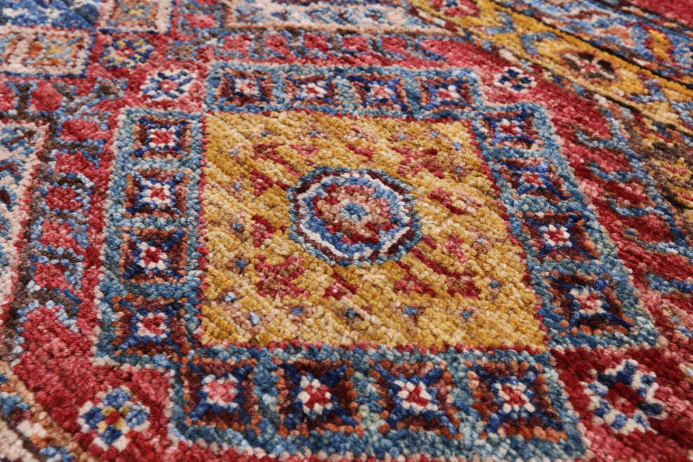 3' 10" X 5' 2" Khorjin Super Kazak Handmade Rug Q10774