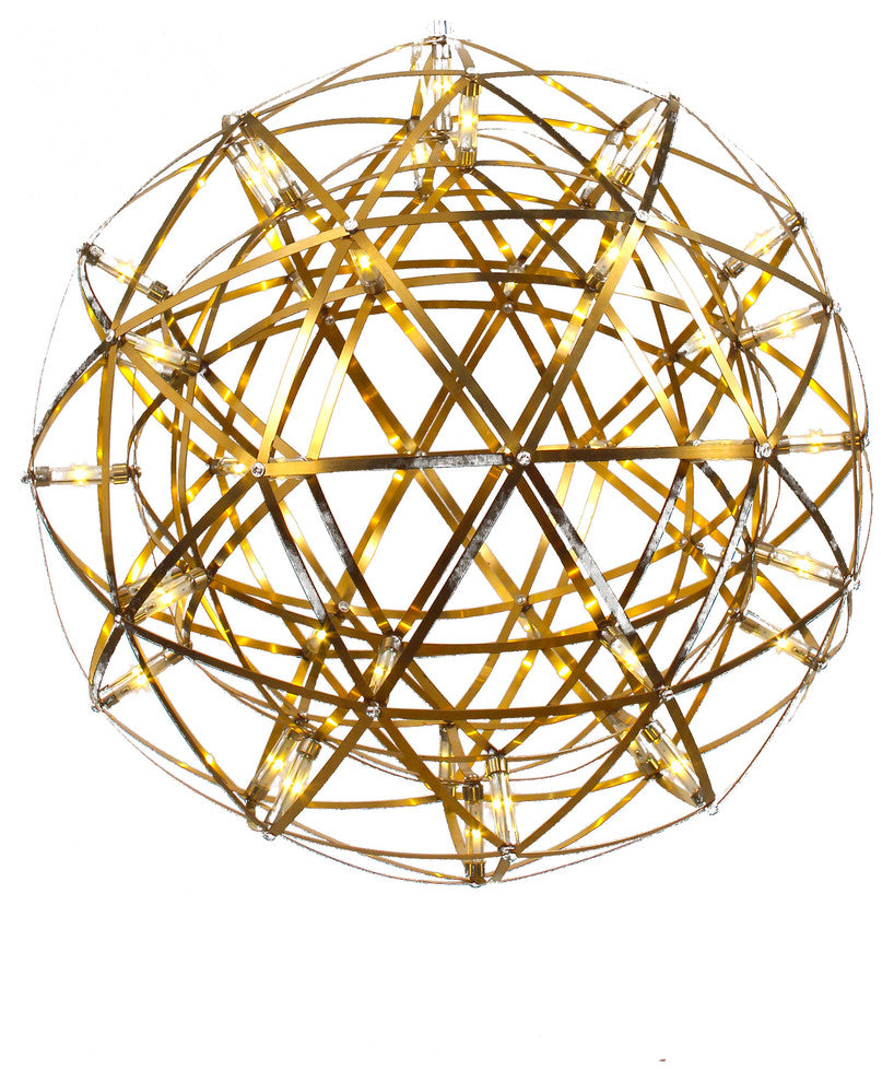 Star Light LED Light Fixture, Gold