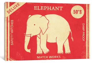 "Elephant Safety Matches" by Terry Fan, 40x26x1.5