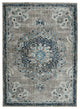 Montana Nieves Area Rug, Blue, 3'3" x 5', Medallion
