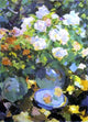 Constantin Alexeevich Korovin Roses in Blue Jugs Wall Decal Print