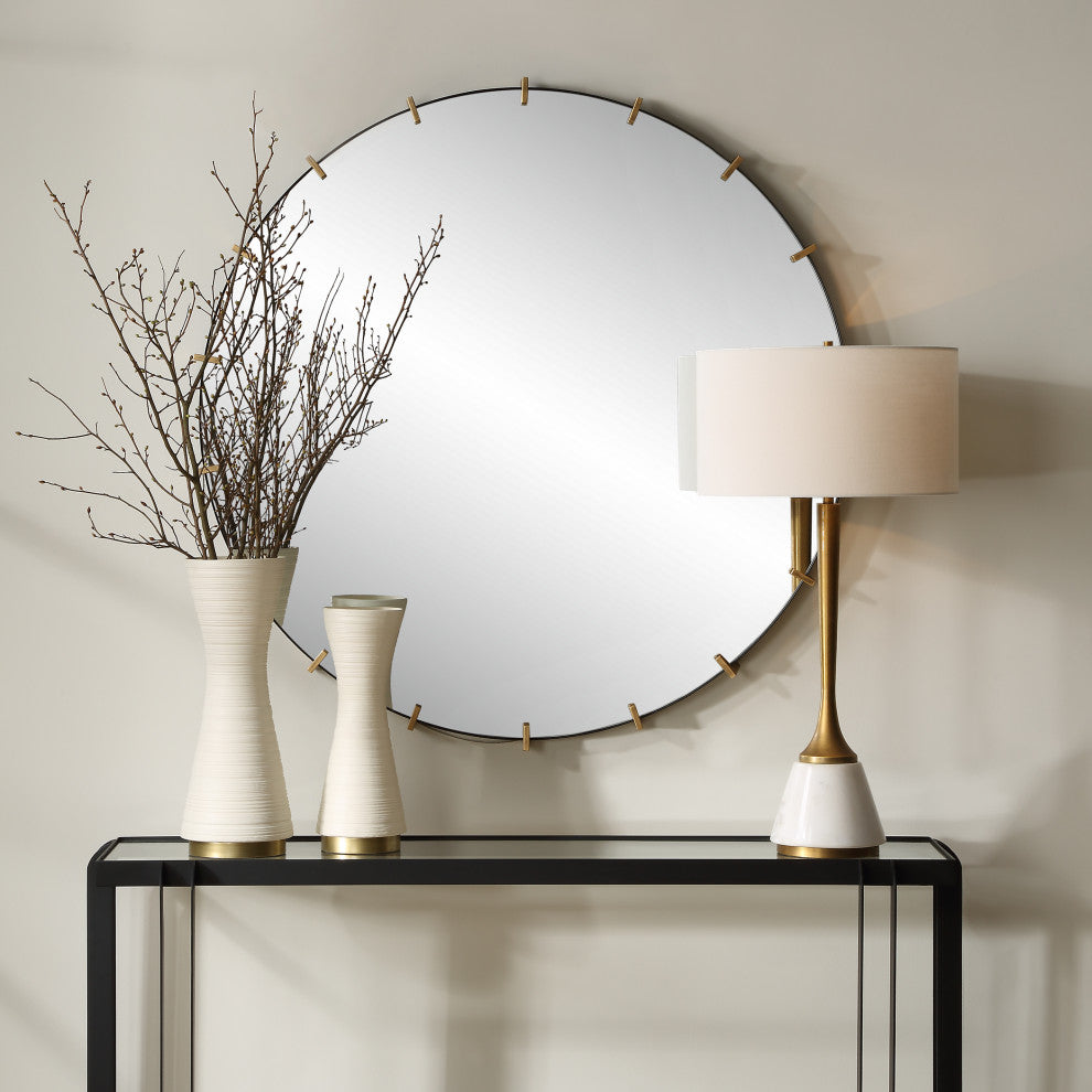 Uttermost - 09994 - Mirror - Pali - Antiqued Brushed Gold