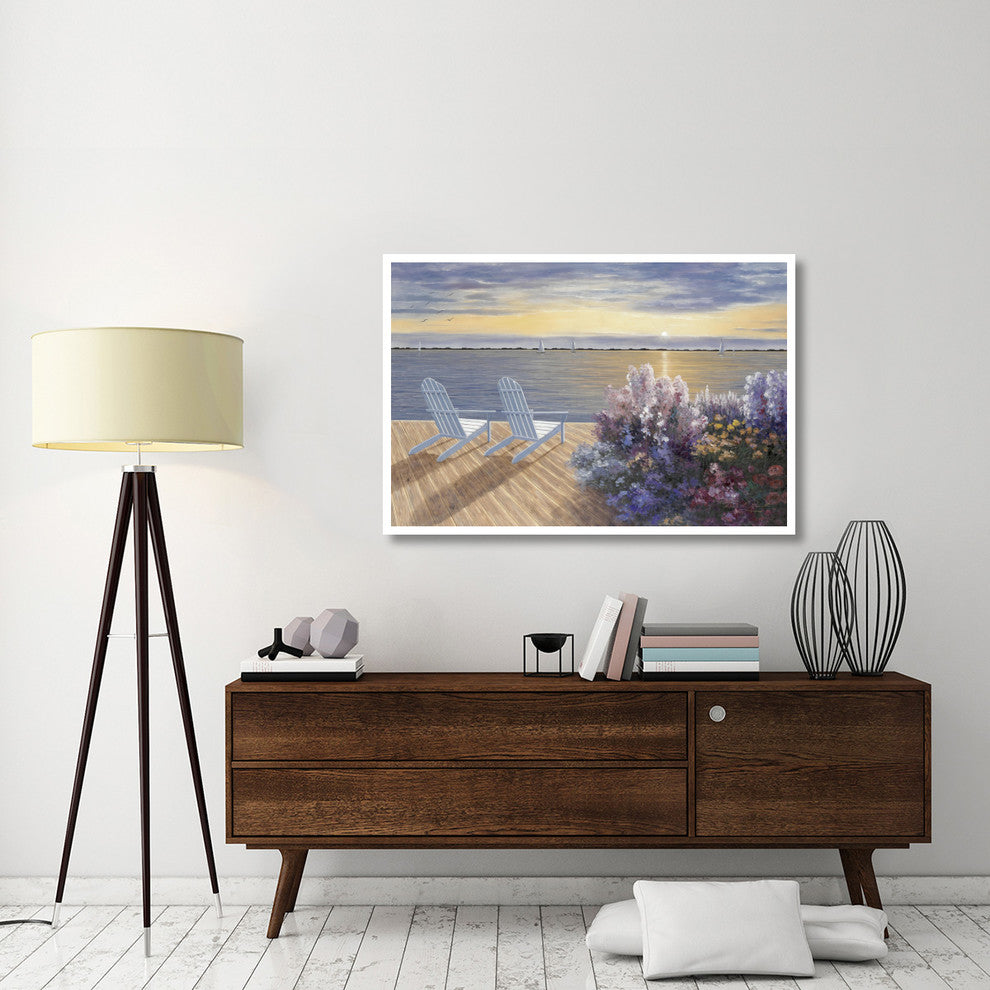 "Deck View" Digital Paper Print by Diane Romanello, 50"x34"