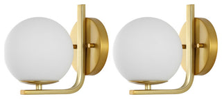 Safavieh Liraz 8" Wall Sconce, Brass