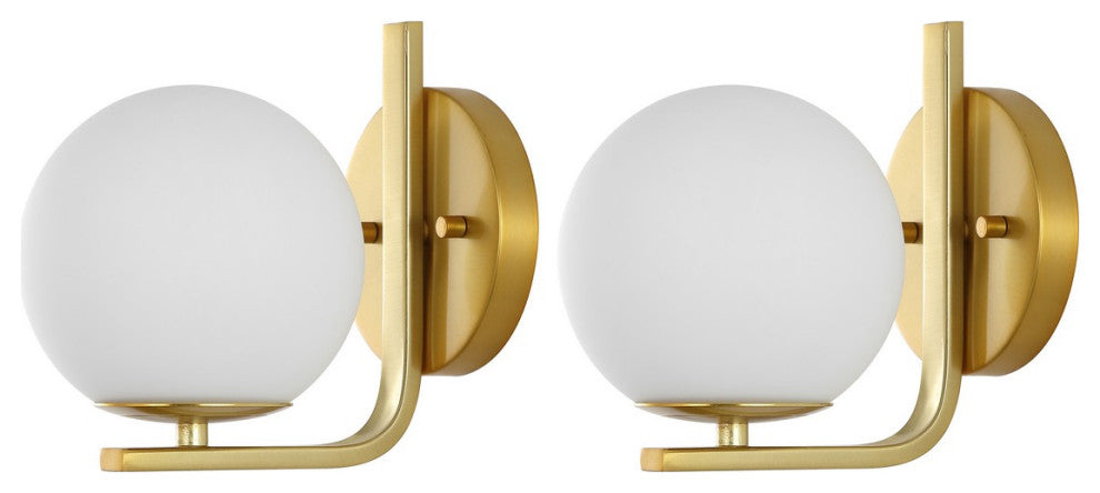 Safavieh Liraz 8" Wall Sconce, Brass