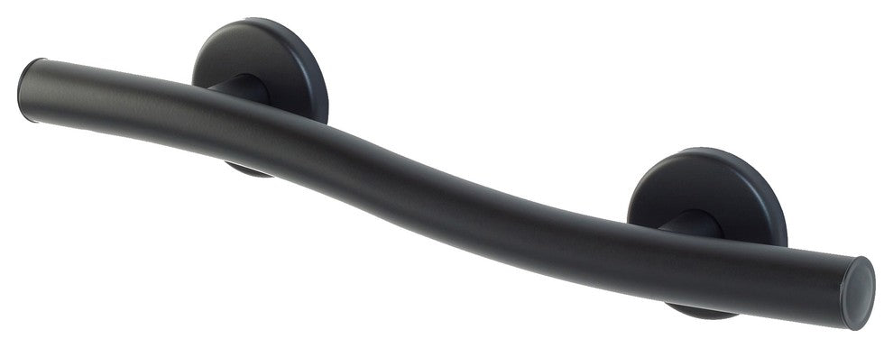 Life Line, Wave Bar, Matte Black, 36", Right Hand