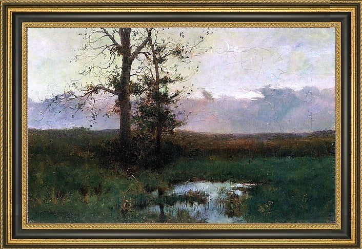 Arthur Hoeber Grainfield Framed Premium Canvas Print, 18"x27"