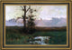 Arthur Hoeber Grainfield Framed Premium Canvas Print, 18"x27"
