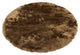 Naya Contemporary Area Rug, Brown, 7'9" Round