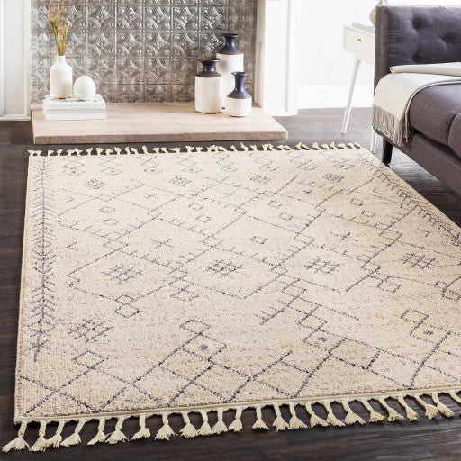 Surya Restoration REO-2309 7'10"x10' Rug, Cream/Taupe