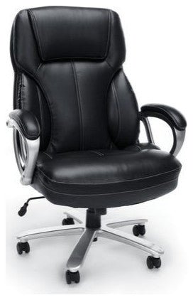 Essentials by OFM ESS-202 Big and Tall Leather Executive Office Chair With Arms