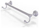 Waverly Place 30" Towel Bar and Integrated Hooks, Satin Chrome
