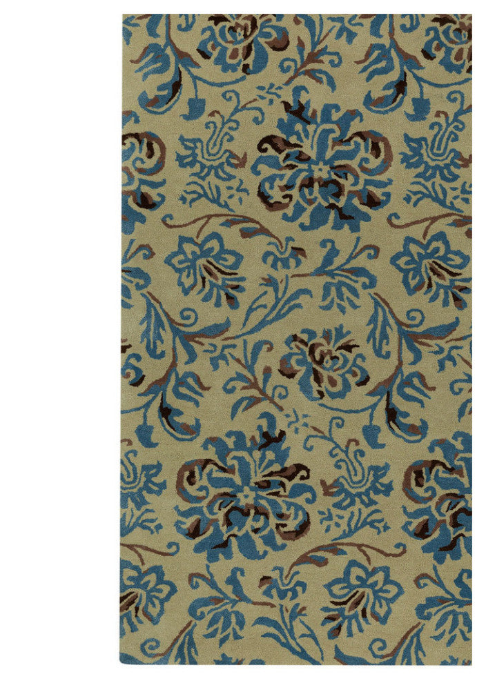 Capel Butte-Brushed Blocks After Dark 3675_350 Flat Woven Rugs - 8' X 10' Rectan