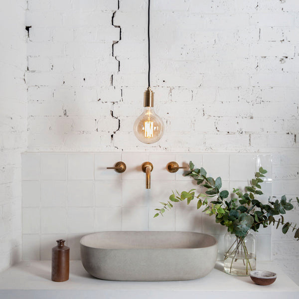 Gaia 6W with Brass Pendant US