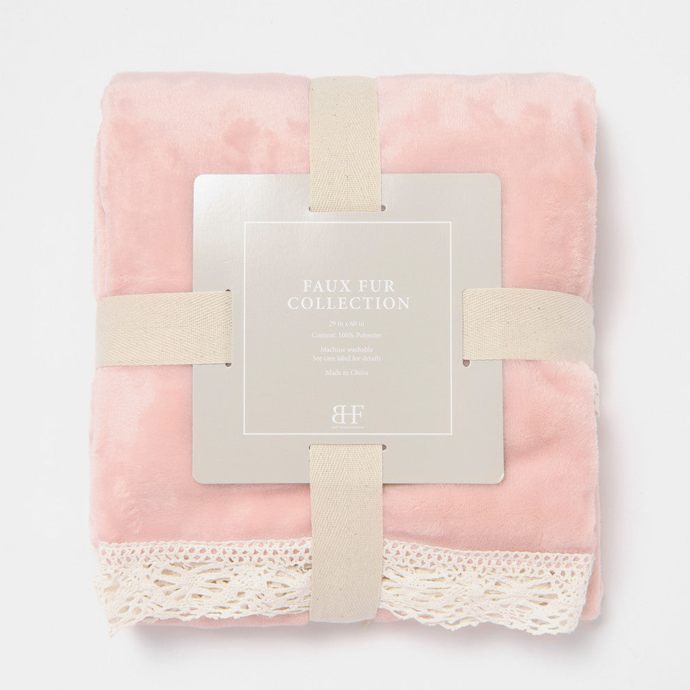 Lace Trim Throw