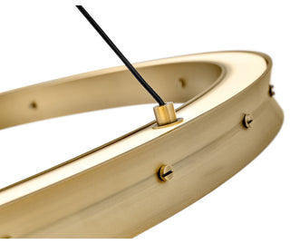 Fredrick Ramond Althea Large Chandelier, Lacquered Brass