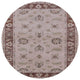 Ahgly Company Indoor Round Mid-Century Modern Area Rugs, 4' Round