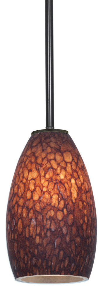 Access Lighting 28012-3R/BRST Champagne 1 Light LED Pendant - 5"W - Oil Rubbed