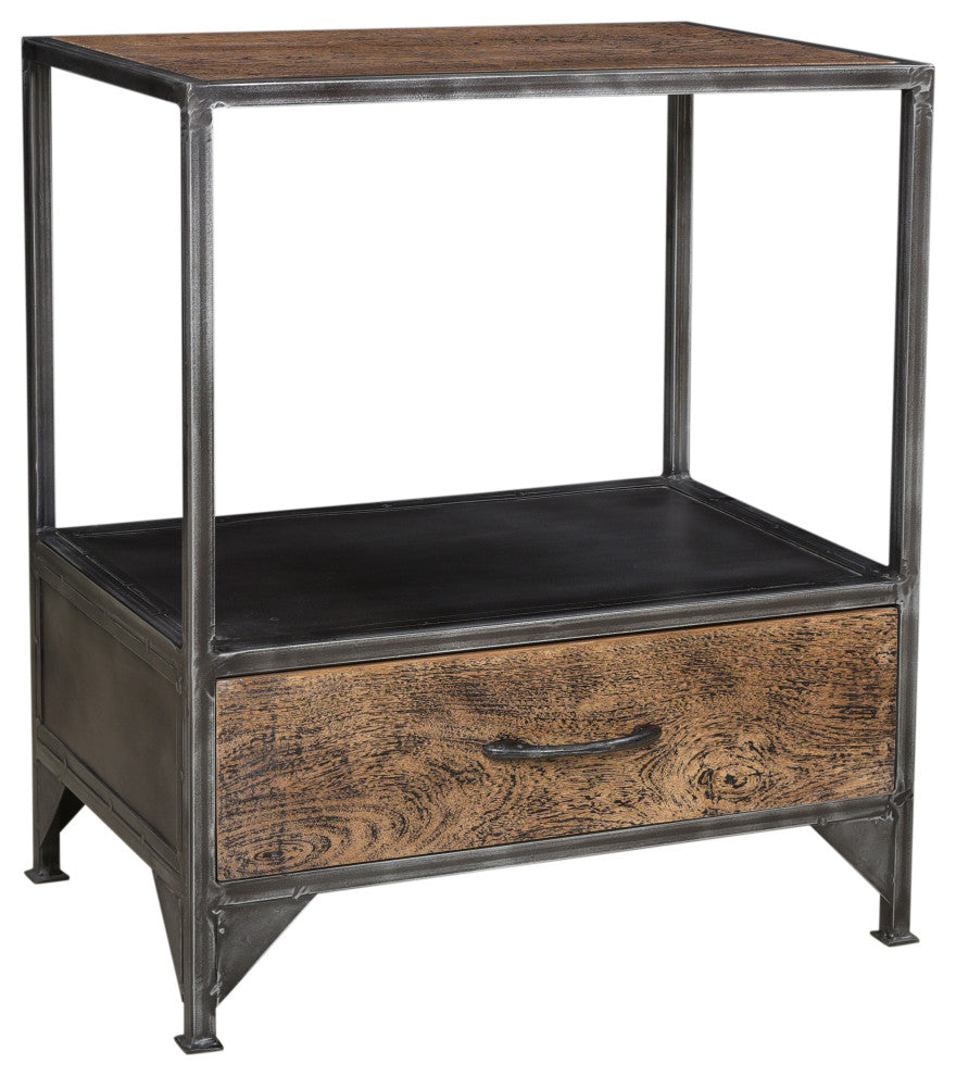 Allen 1-Drawer Wood Nightstand