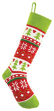 Tree Fair Isle Knit Stocking