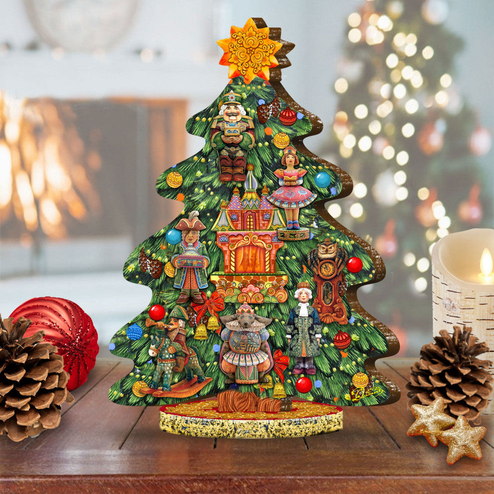 Nutcracker Decorated Tree by G. DeBrekht