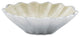 Peony 5" Oval Bowl, Snow