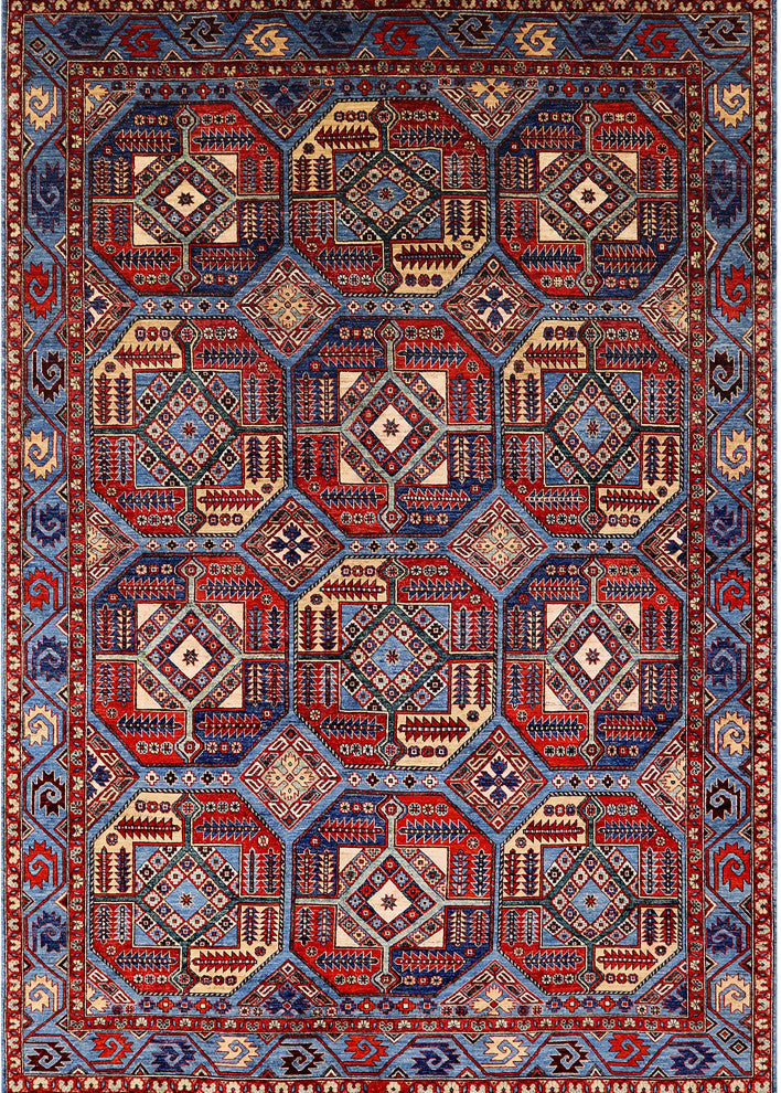 Ahgly Company Indoor Rectangle Mid-Century Modern Area Rugs, 7' x 9'