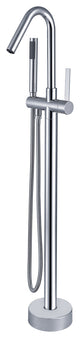 Givingtree Single Handle Floor Mounted Contemporary  Tub Faucet,Chrome