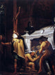 Joseph Wright Miravan Opening the Grave of his Forefathers Gallery Wrap Canvas