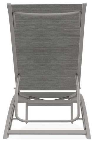 Kendall Sling Stackable Outdoor Chaise Lounge, Sicily/Warm Gray