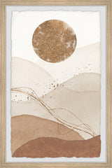"Bright Moonlight" Framed Painting Print, 8x12