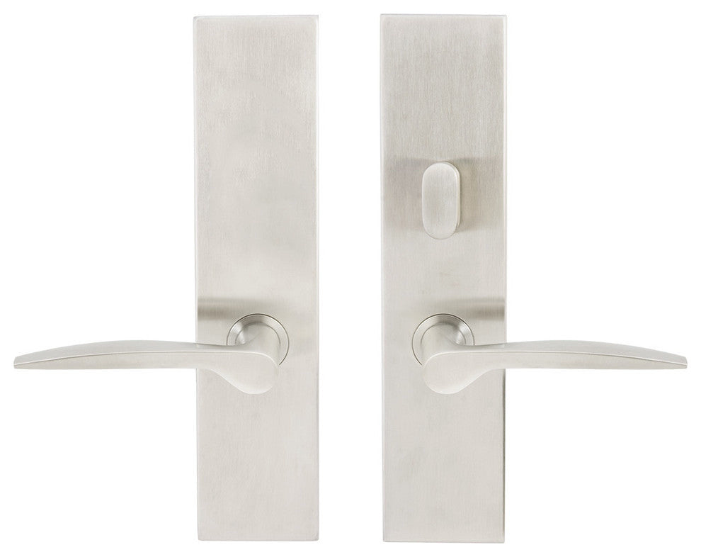Toronto Lever, Tubular Passage, Privacy Bolt, Left Hand, Satin Stainless Steel