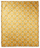 Heart Pattern in Yellow Fleece Blanket