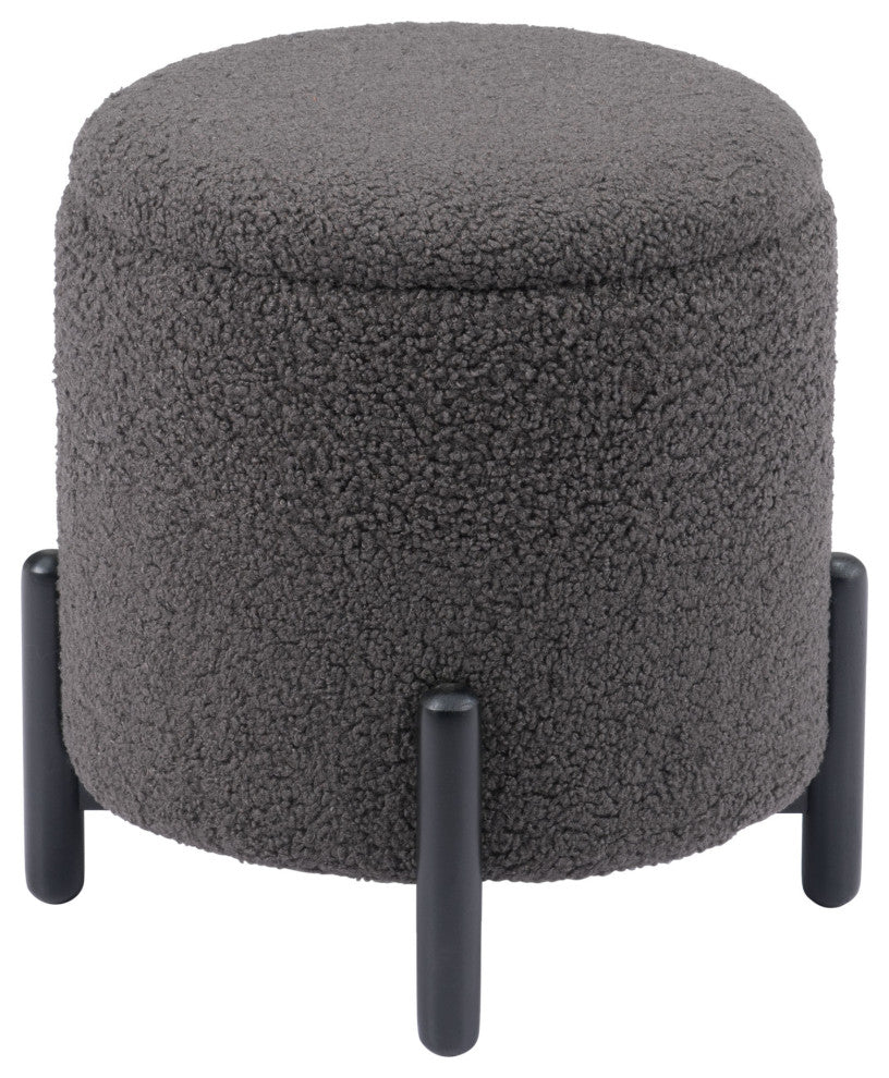 Calistoga Ottoman Dark Gray